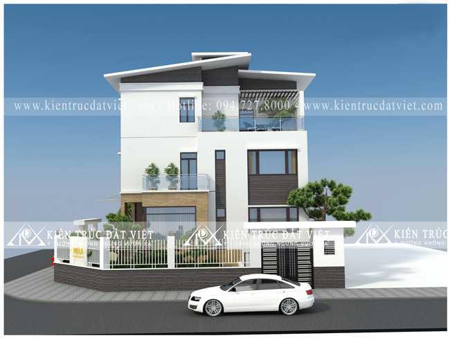 Thiết kế biệt thự đẹp khu nhà ở văn phòng quốc hội