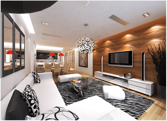 thiết kế nội thất biệt thự cao cấp, chung cư cao cấp