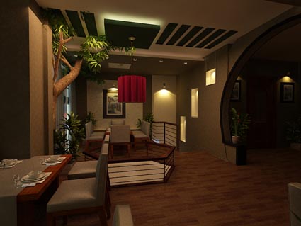 Thiết kế nội thât - Nội thất nhà hàng thịt trâu