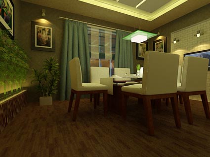 Thiết kế nội thât - Nội thất nhà hàng thịt trâu