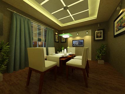 Thiết kế nội thât - Nội thất nhà hàng thịt trâu