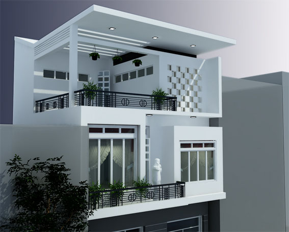 Thiết kế nhà mặt phố -nhà mặt phố Nam Đồng