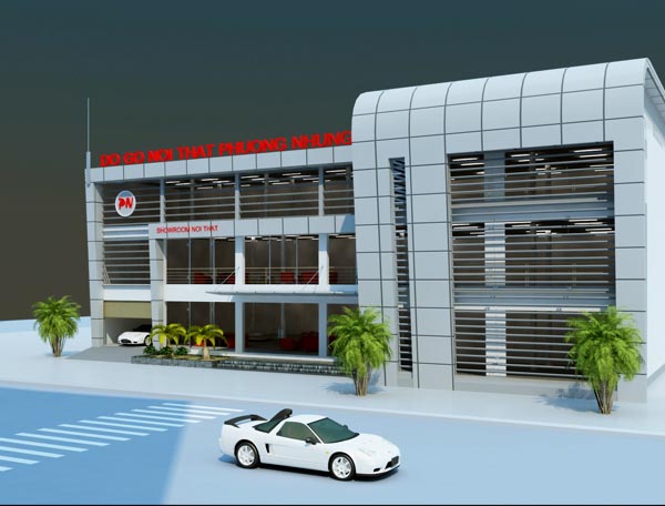 thiết kế nội thất - showroom nội thất phương nhung