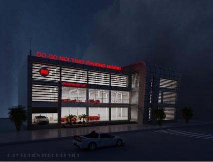 thiết kế nội thất - showroom nội thất phương nhung